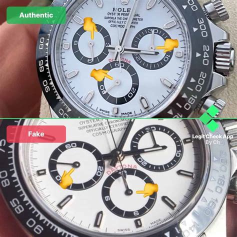 how to spot a fake rolex daytona image|rolex daytona identification.